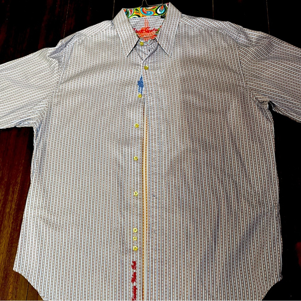 Robert Graham long sleeve button up shirt XL